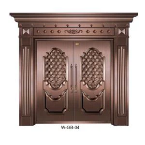 וילה דלת קופר פלדה כפולה עם ראש דלת