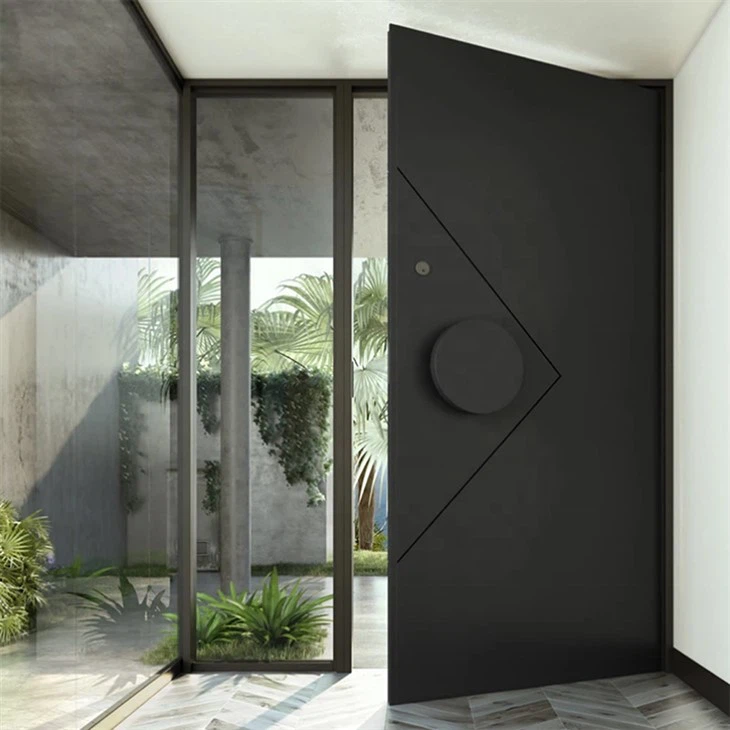 Double Wholesale Decorative Outer Iron Door